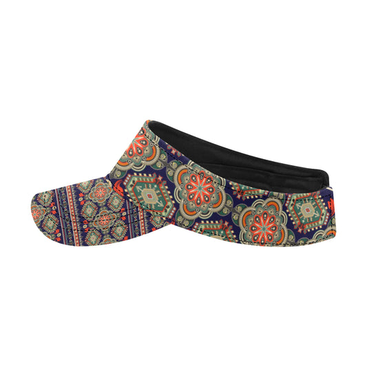 Ethnic Geometric Print Pattern Unisex Sun Visor