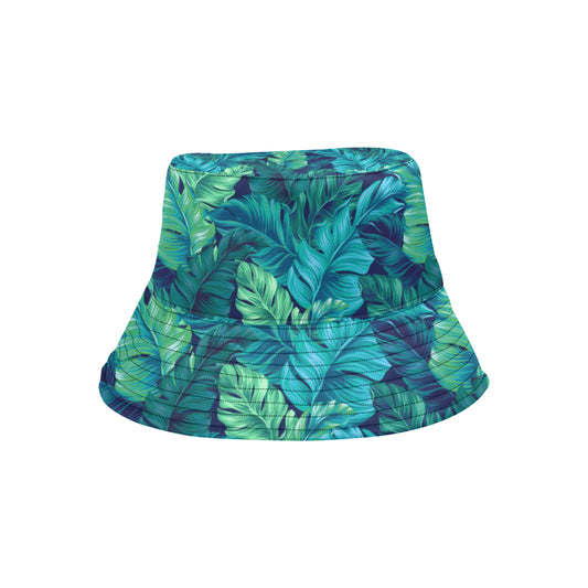 Banana Leaf Pattern Print Design BL05 Unisex Bucket Hat