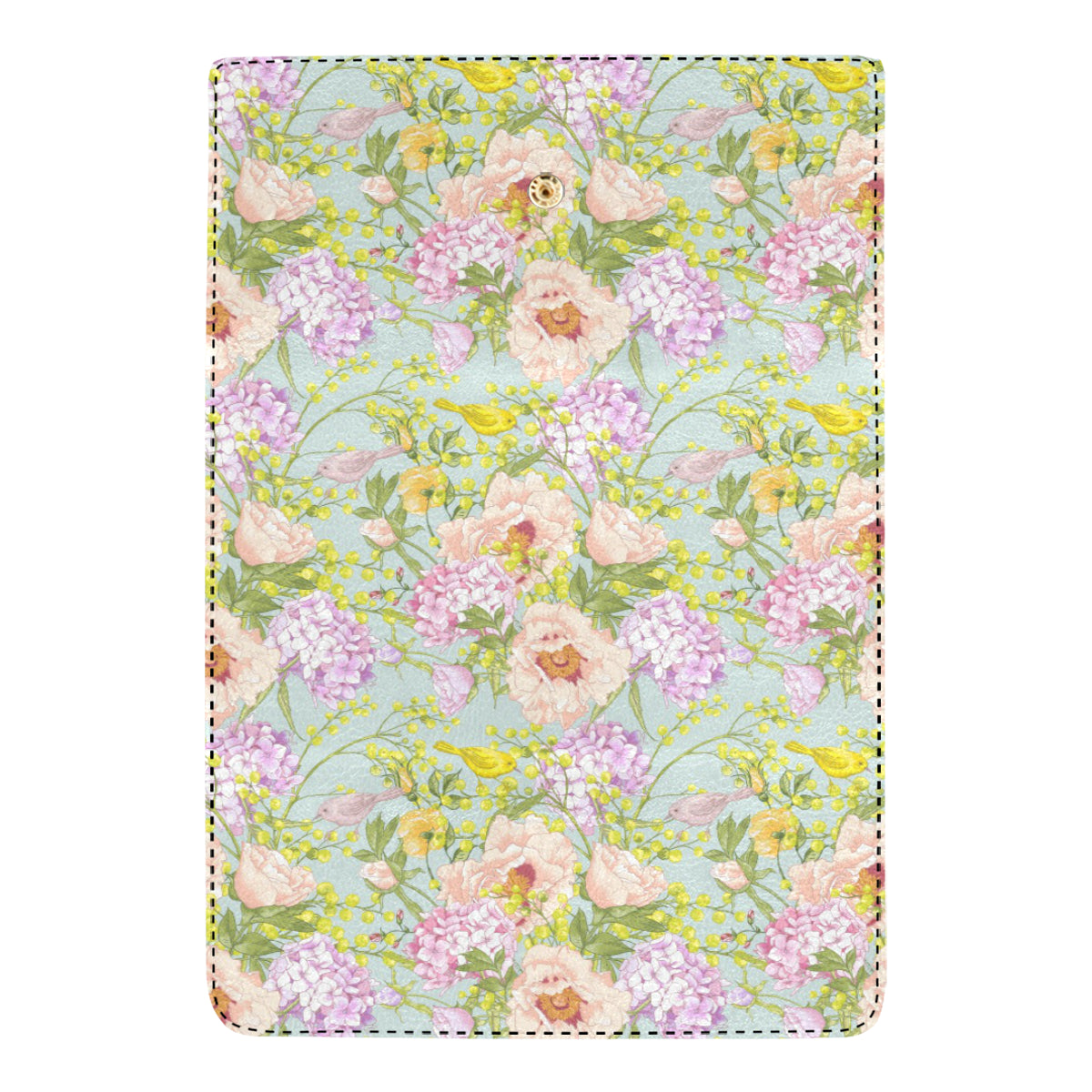 Hydrangea Pattern Print Design HD02 Women's Trifold Wallet