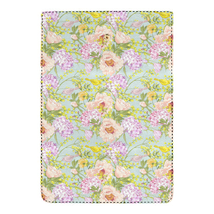 Hydrangea Pattern Print Design HD02 Women's Trifold Wallet