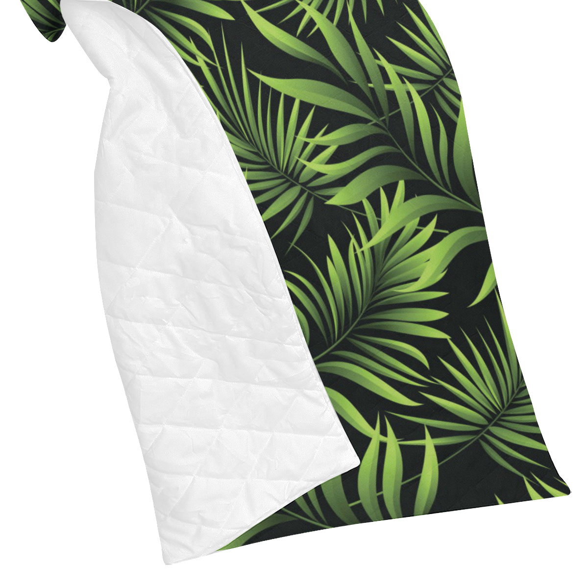 Palm Leaves Pattern Print Design PL07 Premium Quilt