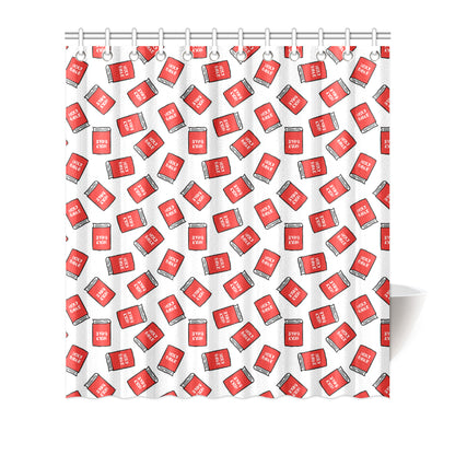 Bible Pattern Print Design 03 Shower Curtain