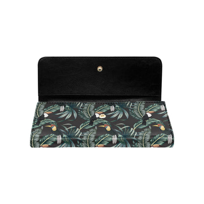 Rainforest Pattern Print Design RF06 Women's Trifold Wallet