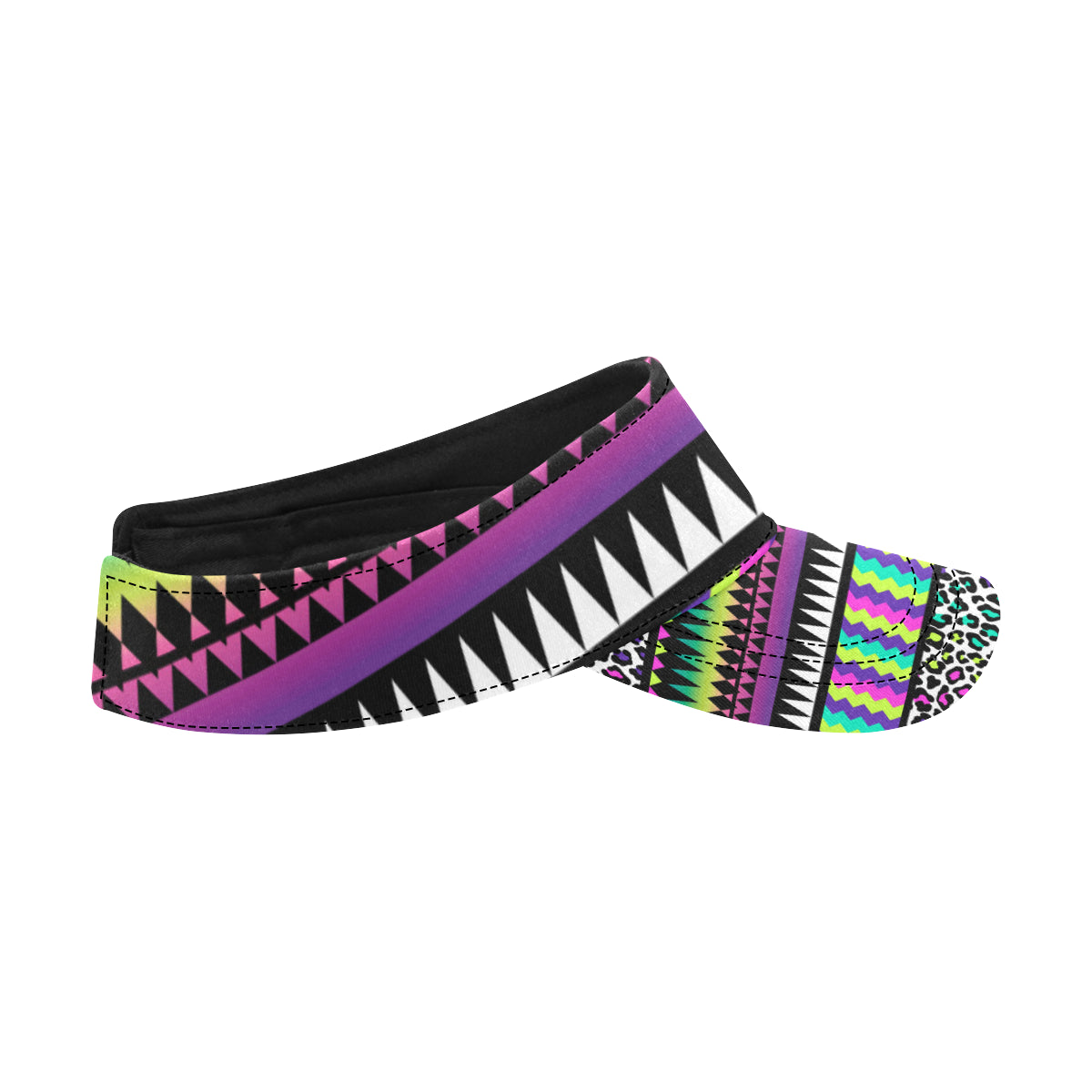 Animal Skin Aztec Rainbow Unisex Sun Visor