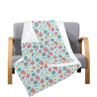 Crochet Pattern Print Design 01 Premium Quilt
