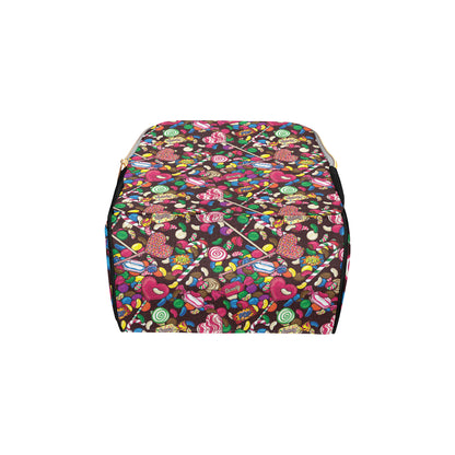 Candy Pattern Print Design CA02 Diaper Bag Backpack