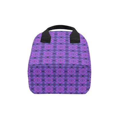 kaleidoscope Pattern Print Design Insulated Lunch Bag