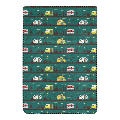 Camper Pattern Print Design 05 Women's Trifold Wallet