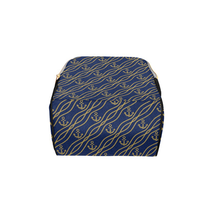 Nautical Anchor Rope  Pattern Diaper Bag Backpack