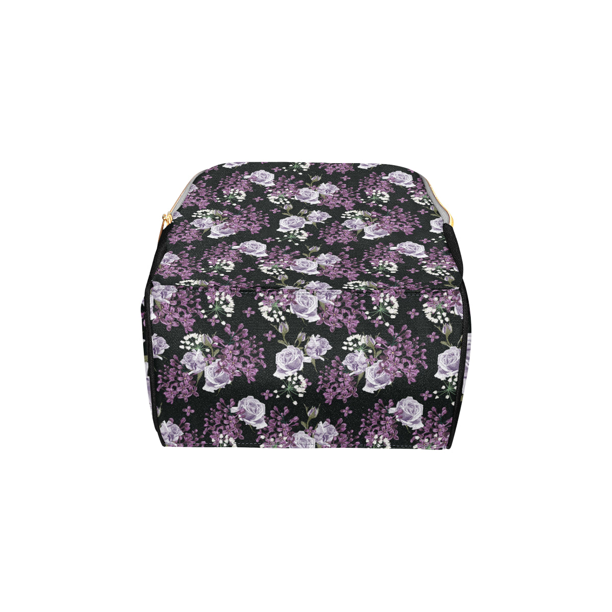 Lilac Pattern Print Design LI04 Diaper Bag Backpack