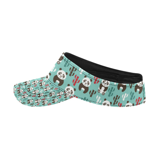 Panda Bear Cute Themed Print Unisex Sun Visor