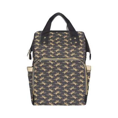 Cupid Pattern Print Design 02 Diaper Bag Backpack