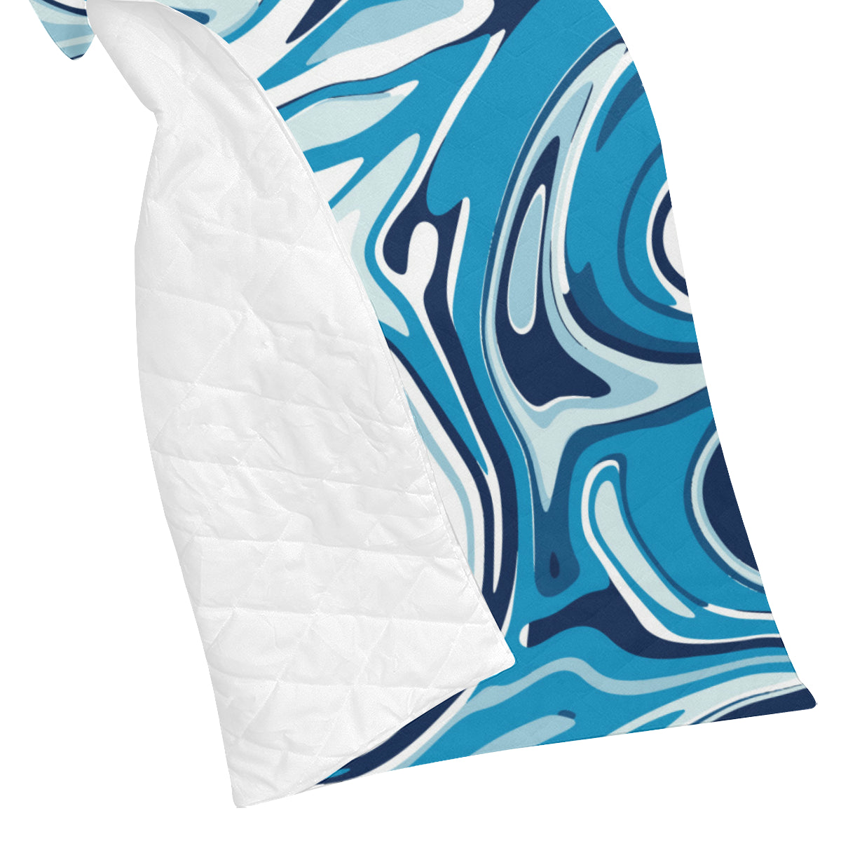 Liquid Pattern Print Design 05 Premium Quilt