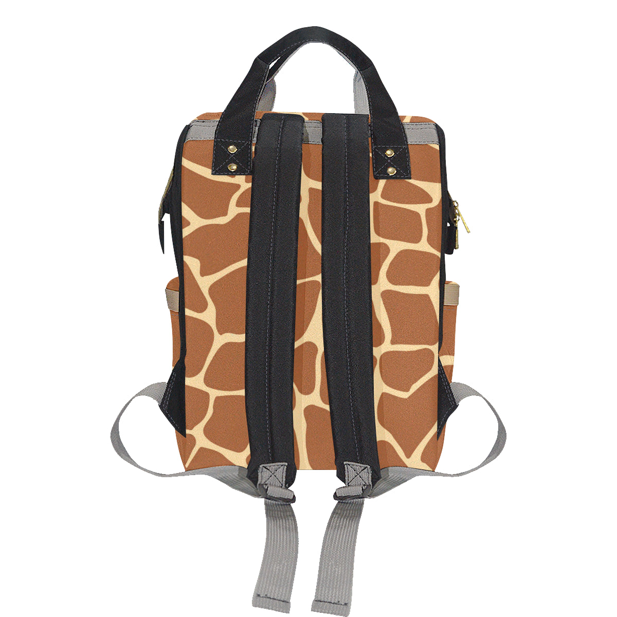 Giraffe Texture Print Diaper Bag Backpack