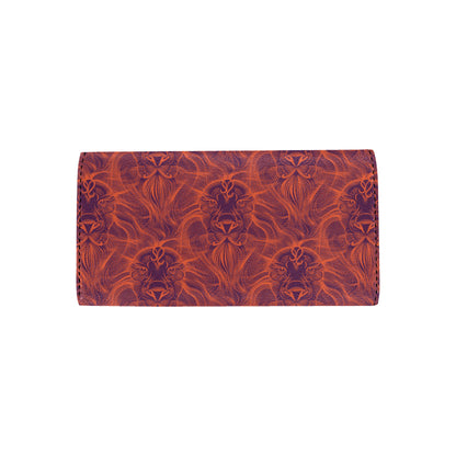 Leo Pattern Print Design 01 Women's Trifold Wallet