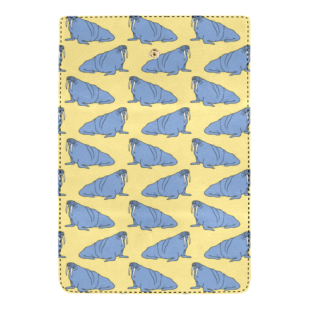 Walrus Pattern Print Design 02 Women's Trifold Wallet
