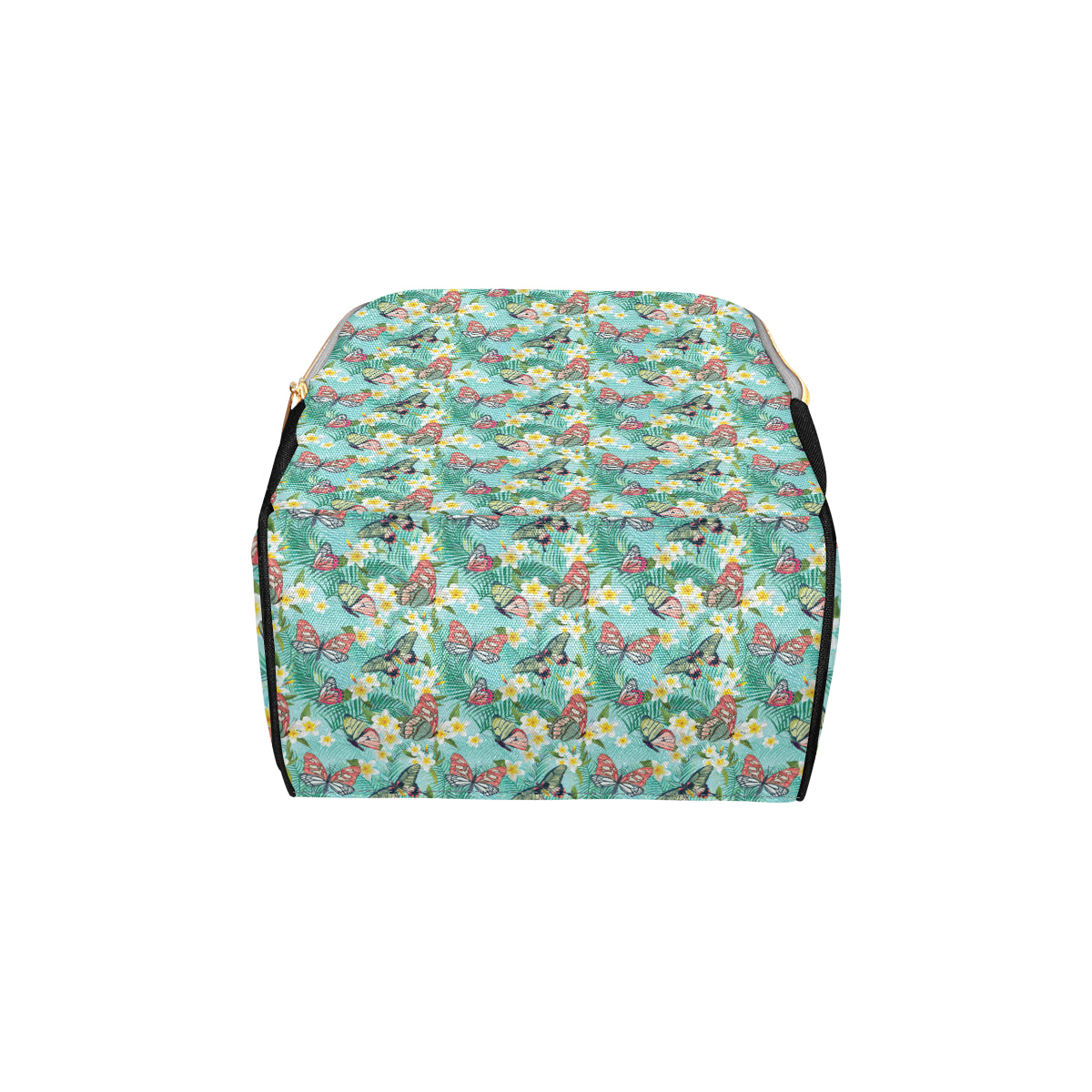 Butterfly Pattern Print Design 09 Diaper Bag Backpack