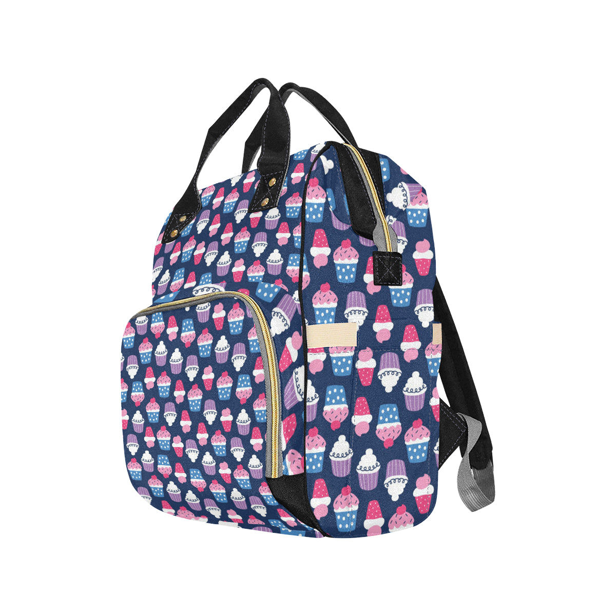 Cupcake Pattern Print Design CP04 Diaper Bag Backpack