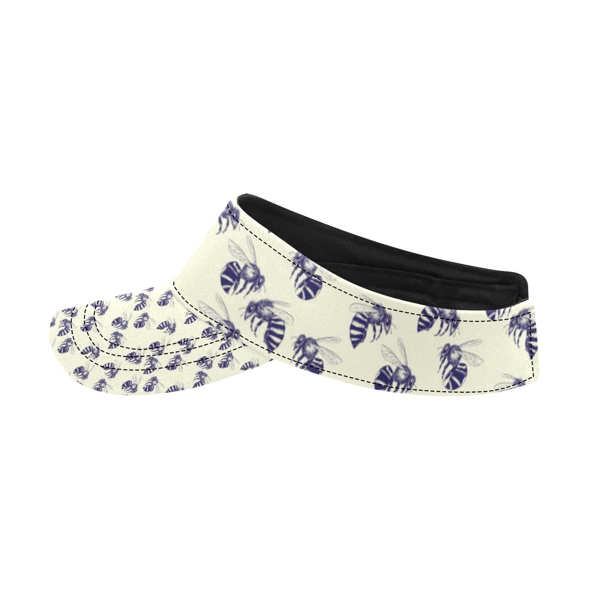 Bee Pattern Print Design 02 Unisex Sun Visor