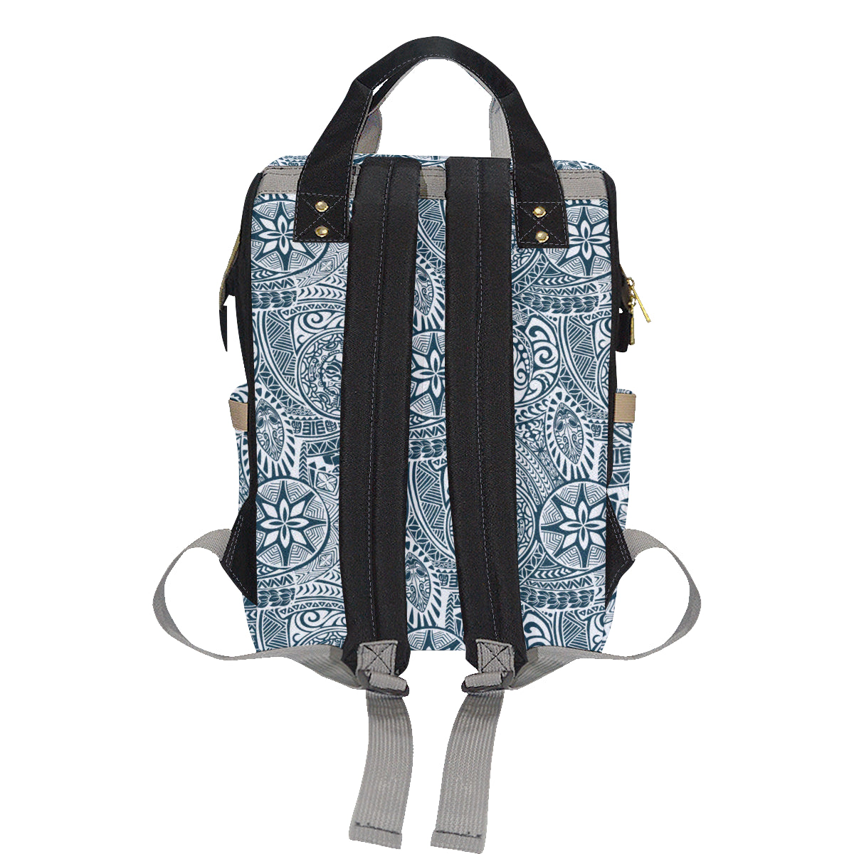 Polynesian Pattern Print Design A03 Diaper Bag Backpack