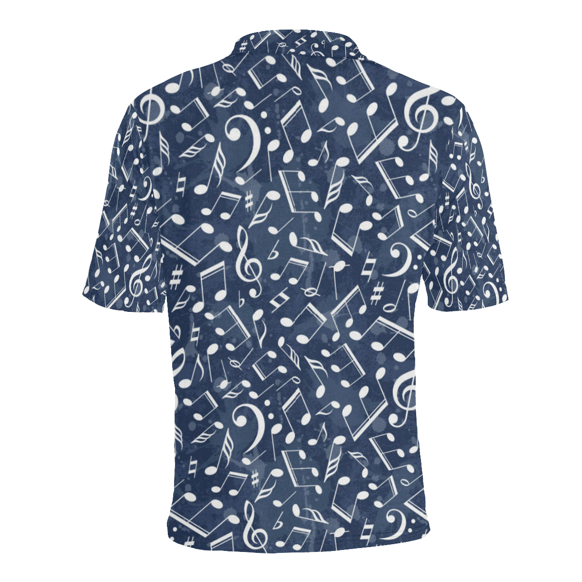 Music note Pattern Print Design A02 Men Polo Shirt