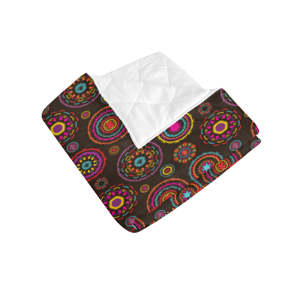 Bohemian Pattern Print Design 01 Premium Quilt