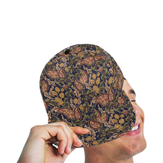 Floral Vintage Classic Print Snapback Cap