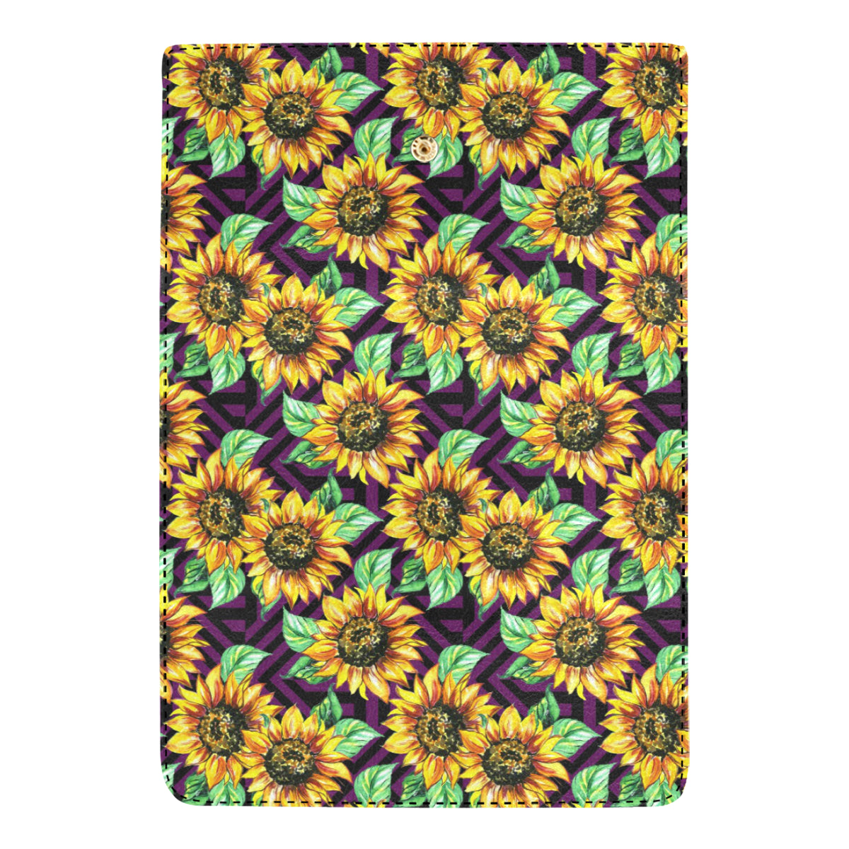 Sunflower Pattern Print Design SF012 Women's Trifold Wallet