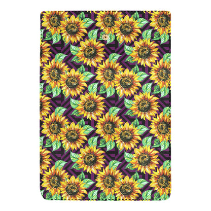 Sunflower Pattern Print Design SF012 Women's Trifold Wallet