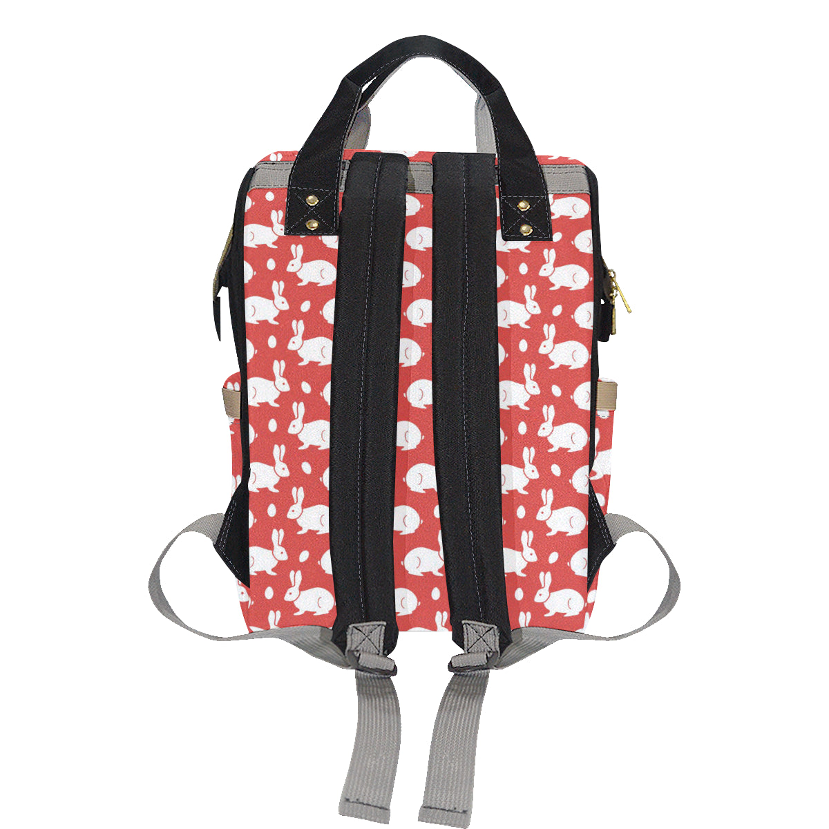 Rabbit Pattern Print Design RB017 Diaper Bag Backpack
