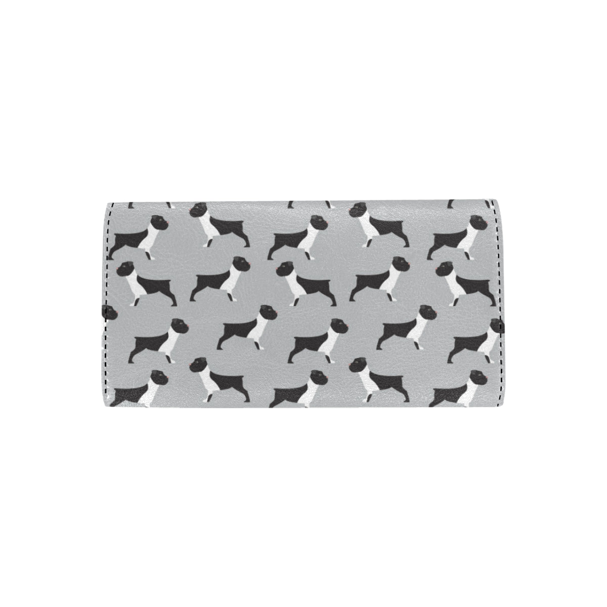 Boxers Pattern Print Design 01 Women's Trifold Wallet