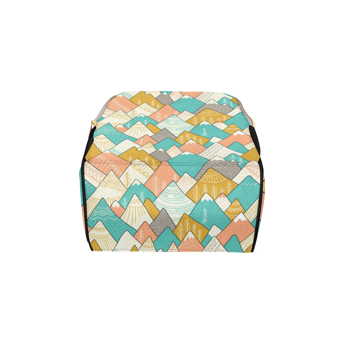 Mountain Pattern Print Design 02 Diaper Bag Backpack