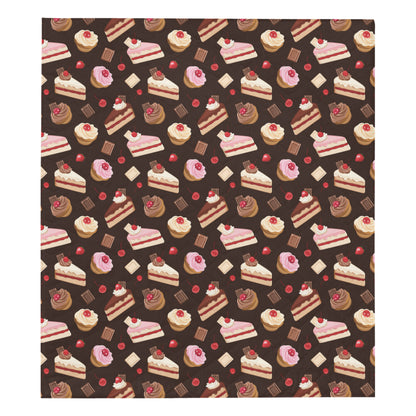 Cake Pattern Print Design 04 Premium Quilt