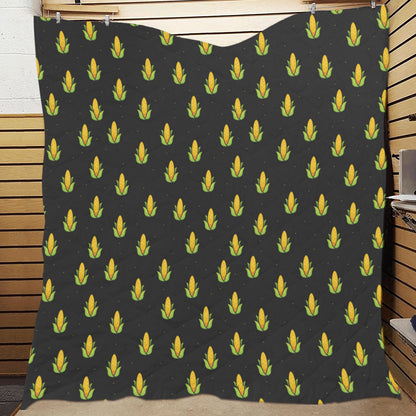 Corn Pattern Print Design 04 Premium Quilt