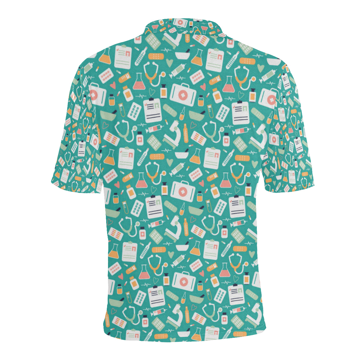 Medical Pattern Print Design 03 Men Polo Shirt