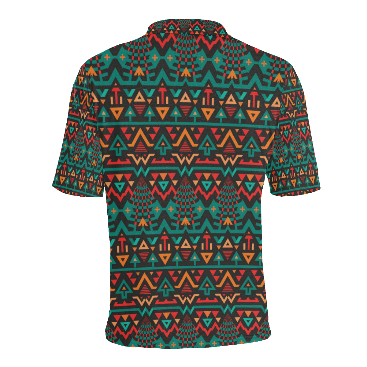 Aztec Pattern Print Design 04 Men Polo Shirt