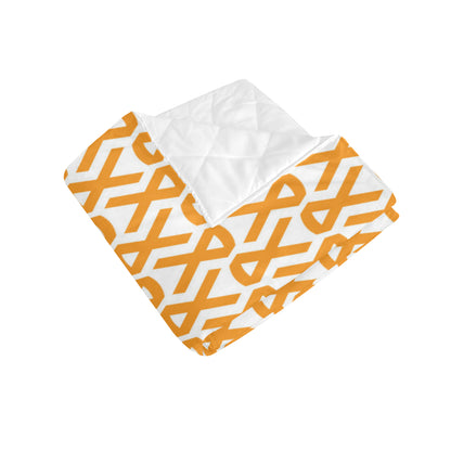 Appendix cancer Pattern Print Design 02 Premium Quilt