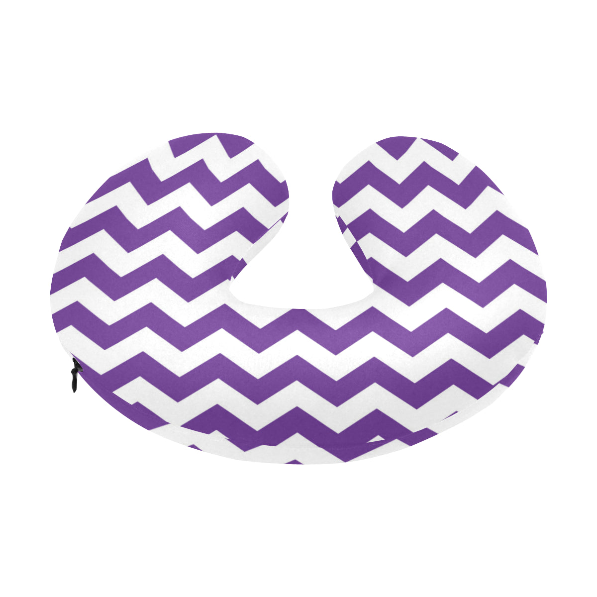 Chevron Purple Pattern Print Design 03 U-Shaped Travel Neck Pillow