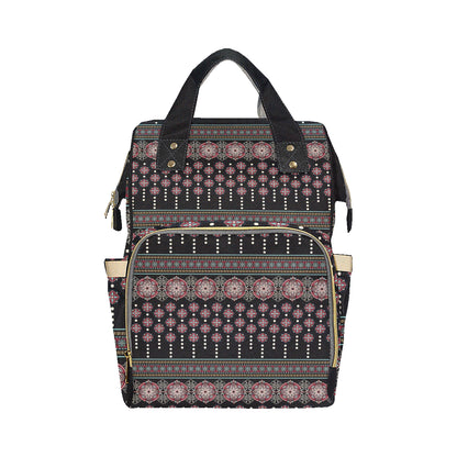 Ethnic Dot Style Print Pattern Diaper Bag Backpack