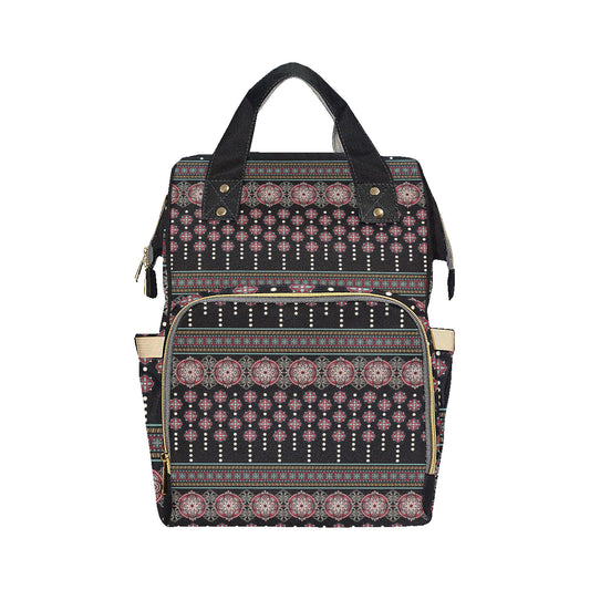 Ethnic Dot Style Print Pattern Diaper Bag Backpack