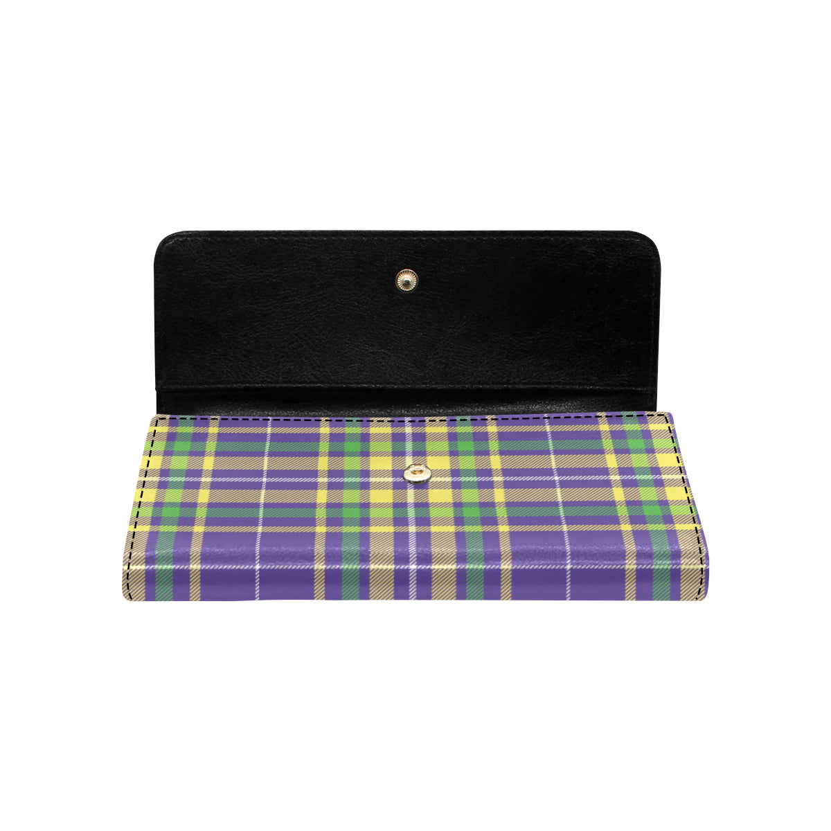 Mardi Gras Pattern Print Design 010 Women's Trifold Wallet