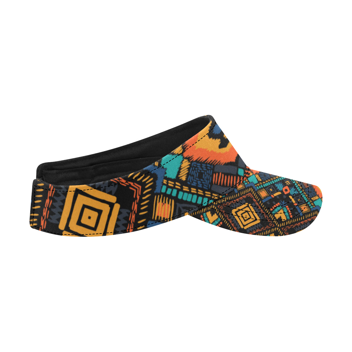 Kente Pattern Print Design 04 Unisex Sun Visor