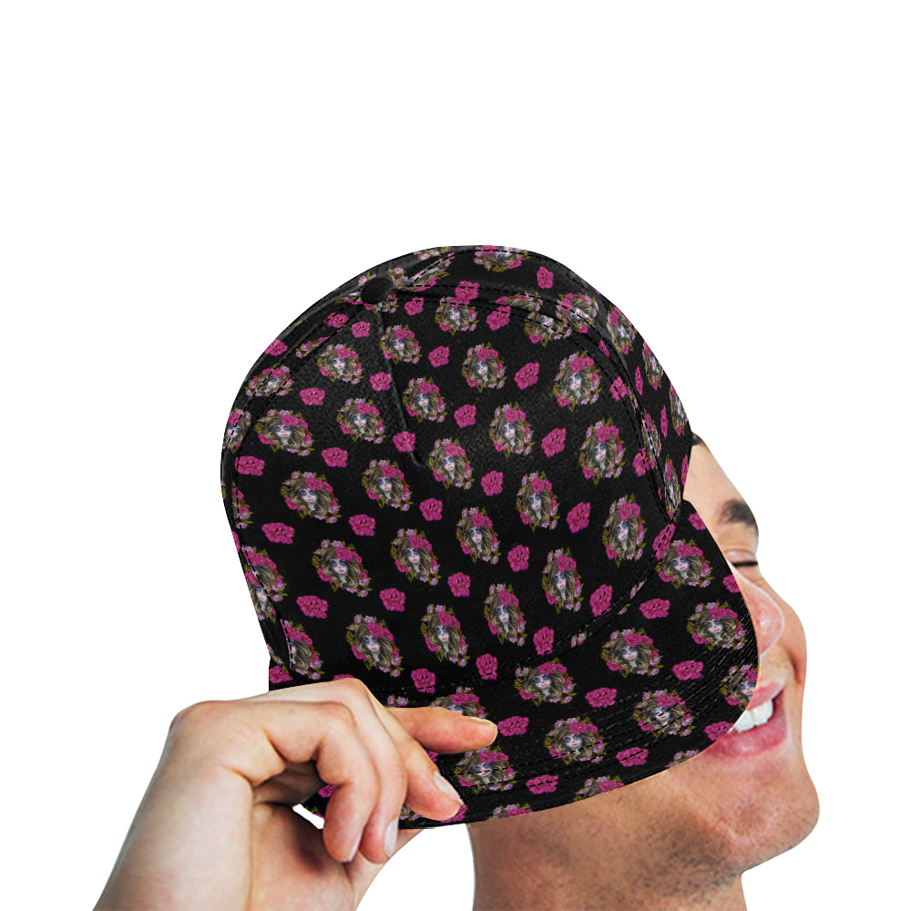Day of the Dead Makeup Girl Snapback Cap