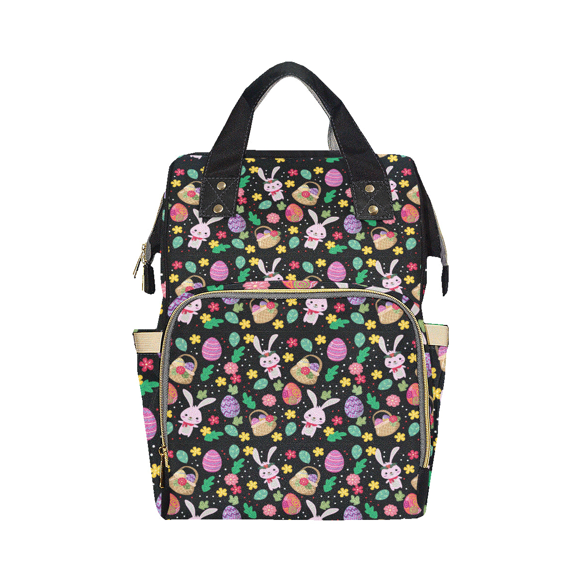 Easter Eggs Pattern Print Design RB05 Diaper Bag Backpack