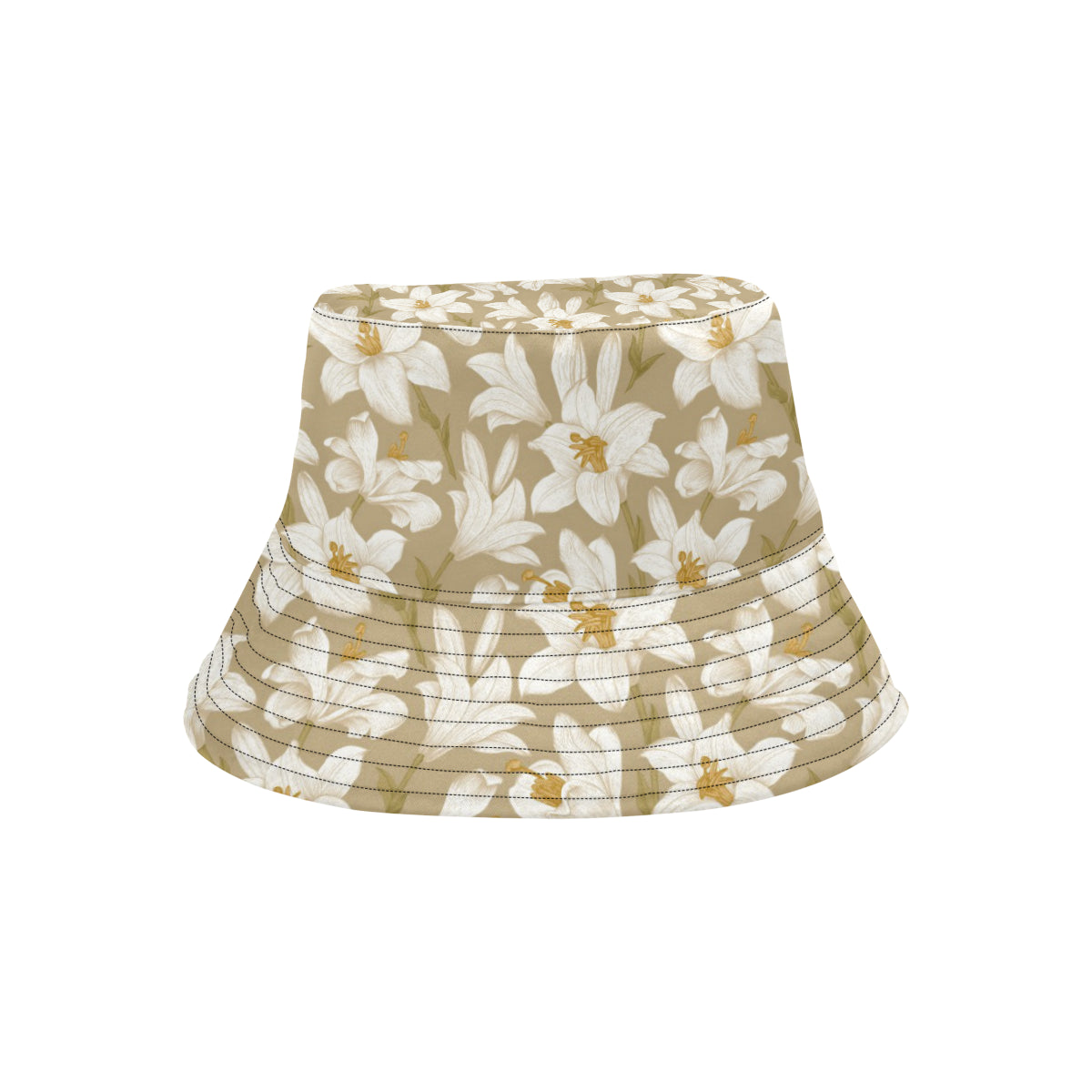 Lily Pattern Print Design LY07 Unisex Bucket Hat