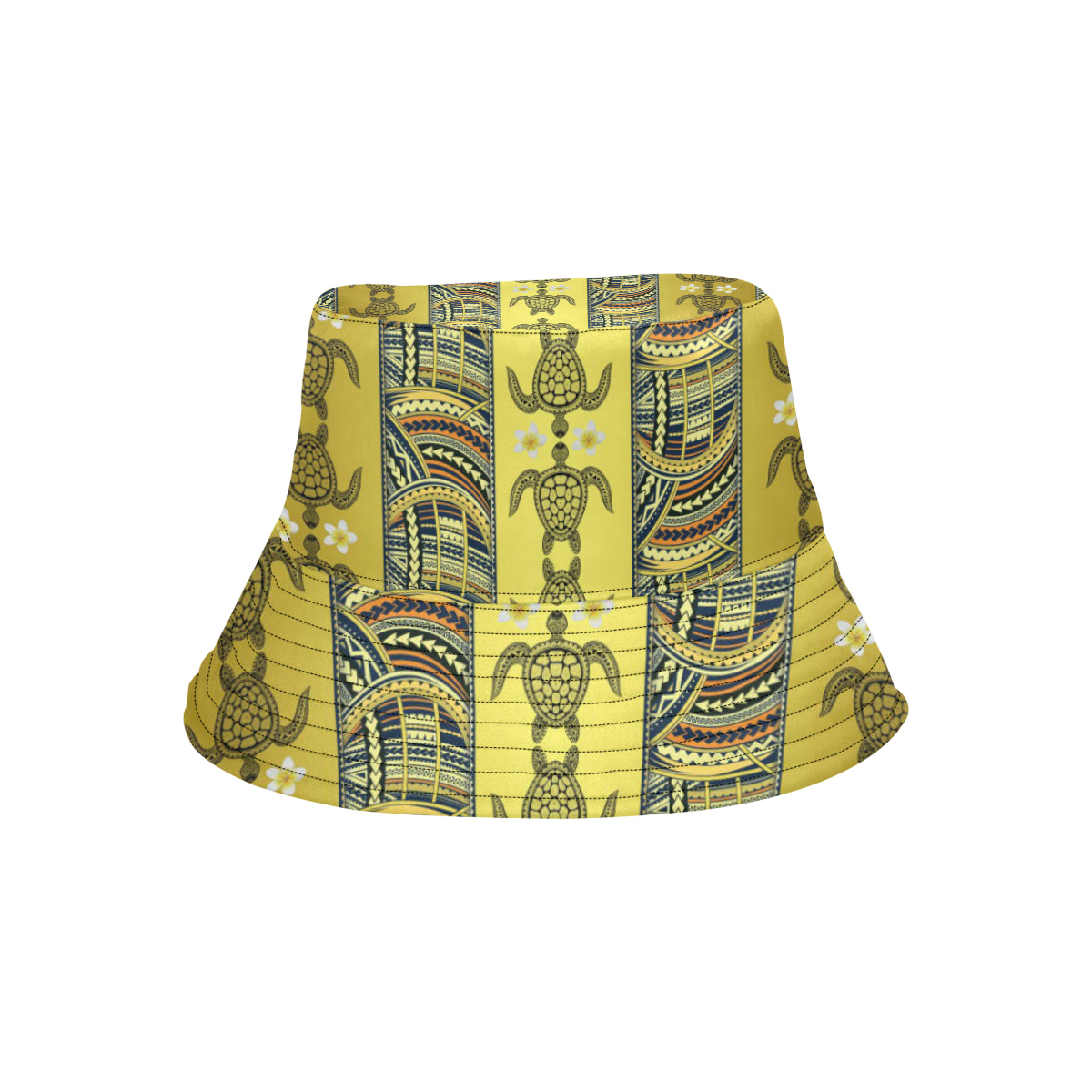 Polynesian Turtle Hawaiian Design Print Unisex Bucket Hat