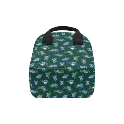 Koala Blue Design Print Insulated Lunch Bag