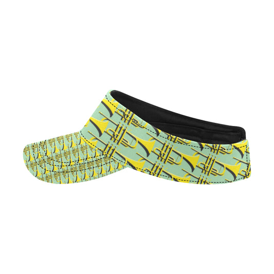 Trumpet Vintage Design Print Unisex Sun Visor