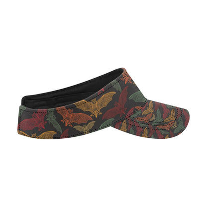 Bat Tribal Pattern Print Design 03 Unisex Sun Visor