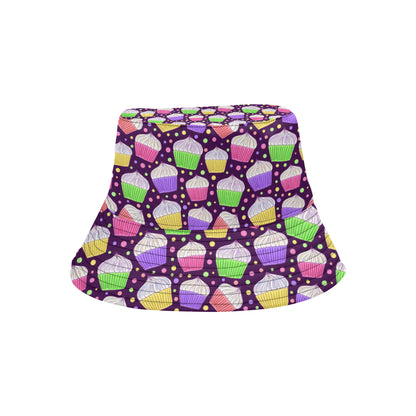Cupcake Pattern Print Design CP07 Unisex Bucket Hat